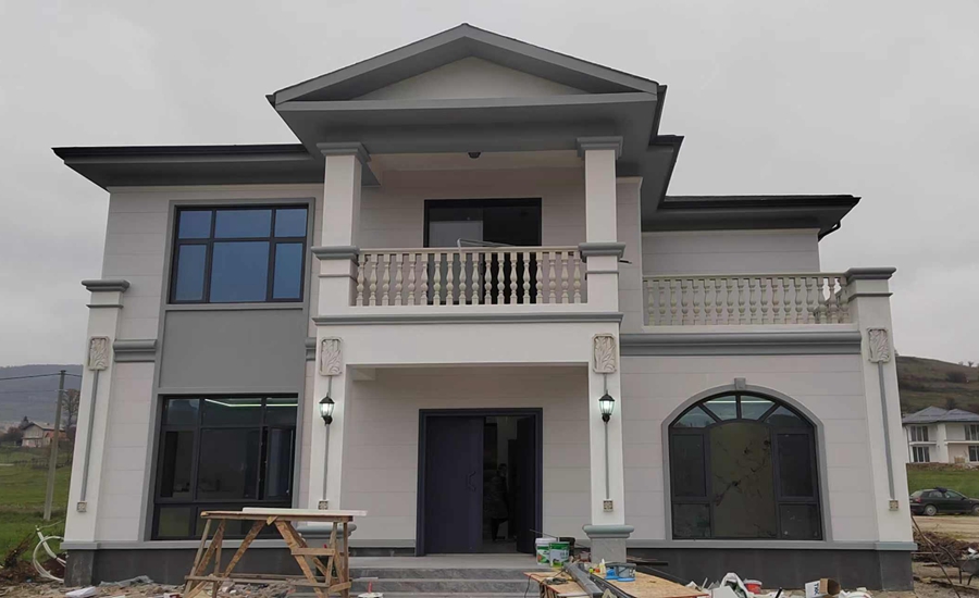 歐洲波黑別墅碳晶板裝修案例（1）